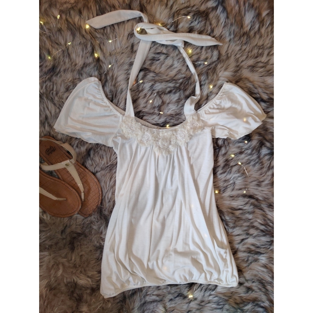 Cream blouse